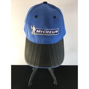Michelin Man Tires Baseball Cap Hat Blue Embroidered Strapback Adjustable
